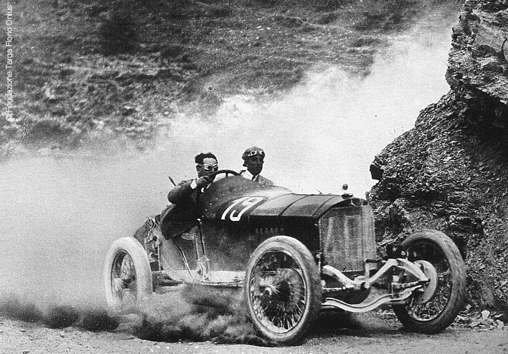 1922 targa florio - Il Conte Giulio Masetti  Mercedes